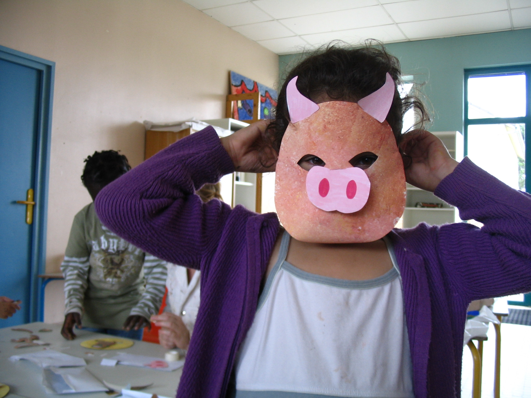 atelier enfants masques animaux6